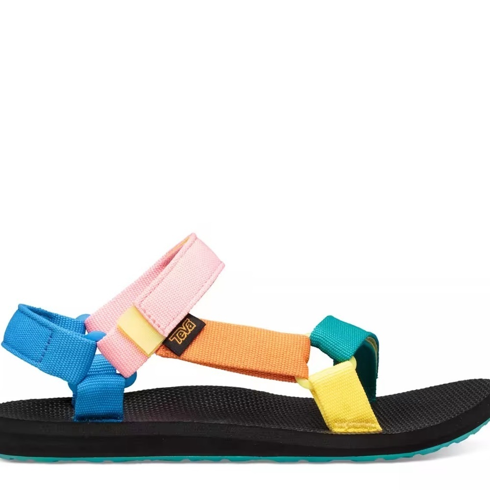 NWT Teva Original Universal Sandal SOLD OUT Multicolor Color Block